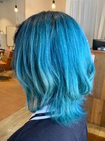 チルアウト 塚口本町店(chill out)&nbsp;エメラルドグリーン×ブラックデザイン/20代/30代/40代/50代