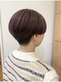 【morio成増/一戸】刈り上げハンサムショートハイライトピンク