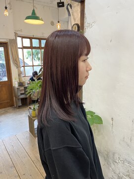 ディディ イック(didi ic) : ピンクブラウン　ブリーチなしカラー