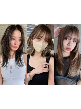 《ハイトーンヘアも人気◎》ブリーチもお任せ♪レイヤーカットと組み合わせワンランク上のhairに♪［渋谷］