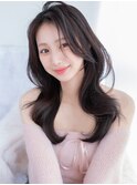 韓国風ゆるふわくびれレイヤースタイル