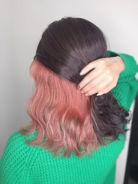 リベルテ 渋谷(Liberte) インナーカラーボブナチュラルボブ