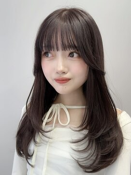 ハッチ(HACCH) 似合わせ顔周りカット/韓国ヘア/透明感カラー