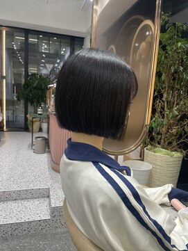 ロンド メリー 大宮(Lond merry) 暗めカラー/ボブ/顔周り/前髪/レイヤー/髪質改善/縮毛矯正/大宮