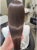 中性縮毛矯正でつくるクリスタルストレート
