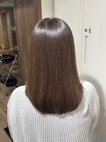 ハピネス クローバー 八木店(Happiness CLOVER)&nbsp;白髪ぼかし髪質改善40代艶髪ロングヘア