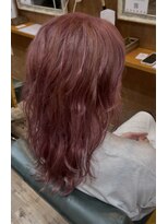 ヘアーサロン アトリエ(Hair salon ATORIE)&nbsp;ロングレイヤーブリーチカラーチェリーピンク