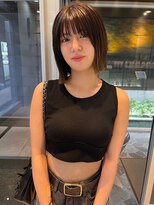 ナンブスカイ(nambu-SKY)&nbsp;ぷつっとボブ×グレージュブラウン