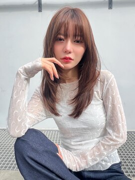 リベルテ(LIBERTE) Liberte 銀座 ミディアムレイヤー×透明感チョコレートブラウン