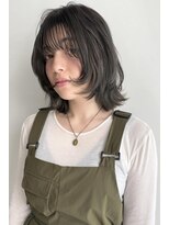 バロンフェム(baLon.fem)&nbsp;【Stylist 本田愛】ウルフ＋オリーブグレージュ