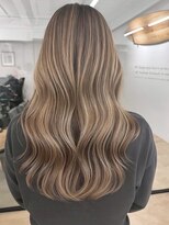 モアナ バイ ヘッドライト 大和店(Moana by HEADLIGHT) #ベージュ#ブリーチ#ハイライト#ロング