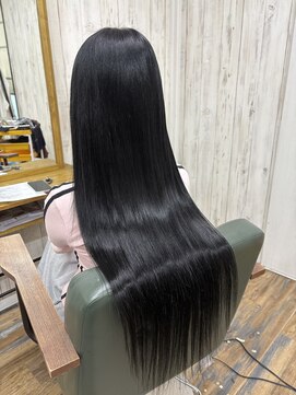 ヘアスタジオワン 藤沢店(HAIR STUDIO ONE) スーパーロング黒髪
