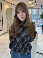 ヴィア 京都烏丸(Via)&nbsp;10代20代/ミルクティーベージュ/ハイトーン/レイヤー/髪質改善