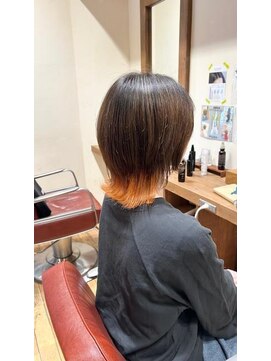 ポレポレハッピーヘアワーク POREPORE HAPPY HAIR WORK POREPORE 【谷保/国立】アクセントカラー ウルフ