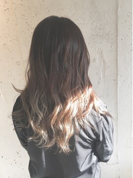 エイト 福岡天神店(EIGHT fukuoka) お客様スタイル_デザインカラー_グレージュ