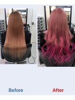 ヘアメイク ベティ(hair make Betty)&nbsp;ピンク系グラデーション