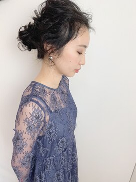ヘアー アトリエ アンジー(Hair Atelier Angee) セミウェットな雰囲気がお洒落なヘアセット☆