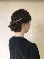 アンジュ ヘアー(ange hair) 編み込みアップスタイル