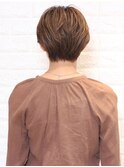 ショートスタイル/ブラウン/抜け感/20代30代40代50代
