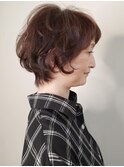 美フォルムパーマ+ルーセントセピア/ボブパーマ/前髪パーマ