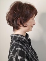 トップヘアー ガーデンヴィラ 安城(Garden Villa)&nbsp;美フォルムパーマ+ルーセントセピア/ボブパーマ/前髪パーマ