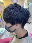 お客様スタイル/前下がりマッシュ/韓国マッシュ