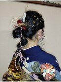 成人式アップスタイル