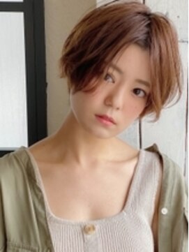 アグ ヘアー ケイブ かほく店(Agu hair cave) 《Agu hair》大人かわいいマニッシュショート ショートボブ