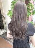 #グレージュ#イルミナカラー#ロングヘア