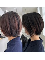 エルエスヘアー(LS HAIR) 【LS HAIR菊地】長めショート　ショートボブ　丸みショート