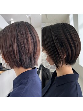 エルエスヘアー(LS HAIR) 【LS HAIR菊地】長めショート　ショートボブ　丸みショート