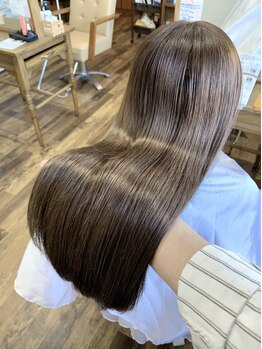 グロウ ヘアー(GLOW HAIR)の写真/〈荒尾〉髪質改善“COTAオイル生トリートメント”取扱い。これからの髪のことまで考えたケア方法をご提案♪