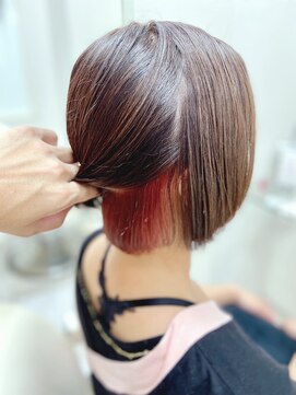 ヘア ポジション HAIR Position 能代店 インナーレッッッド