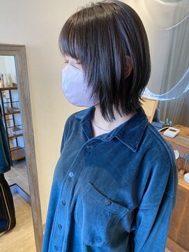 メルト 吉祥寺(melt) 【宮本】伸ばしかけウルフボブ大人可愛いレイヤーグレージュ小顔