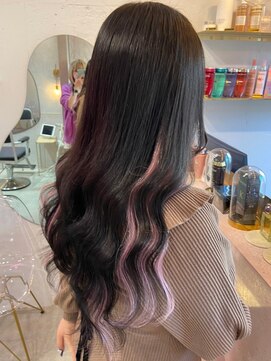 ラルムバイシー 新宿(LARME by Sea) シールエクステ×インナーカラー/イヤリングカラー【韓国】