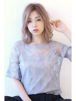 オーロ 緑地公園店(ORO)&nbsp;大人かわいいデザインカラー小顔ふわミディネオウルフ外ハネボブ