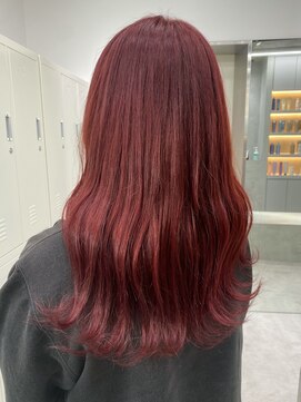 ヘアサロン ドット トウキョウ カラー 町田店(hair salon dot. tokyo color) イメチェン/レッドブラウン/似合わせカット/フルバング