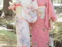 【お着物の着付けも予約承り中】振袖、訪問着、七五三 撮影プランもございます。（要問い合わせ）