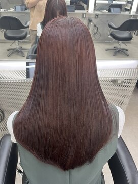 イキ 表参道(iki omotesando) ミディアムヘア/スラッシュ/グレージュカラー/デザインカラー