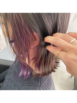 アオアクア バイ グルグル 小岩店(ao akua by GULGUL) ○パープルイヤリング○