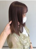 髪質改善 ピンクブラウン