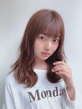 アンブル リュクス 池袋(amble luxe) くびれセミロング/垢抜け/ミルクティー/顔周り／髪質改善