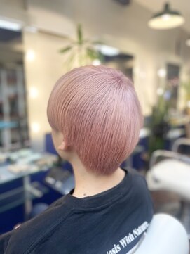 ヘアースタジオ ハーフバック 高尾店(HAIR STUDIO HALF BACKS×1/2) 韓流系ピンクマッシュ