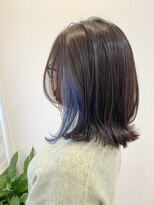 ルヴェール(Le Vert)&nbsp;インナーカラー×ネイビーブルーミディアム