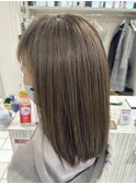 白髪ぼかし/シークレットハイライト/グレージュ
