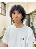 ウルフパーマ/プードルパーマ/スパイラルパーマ/ウルフ/海外ヘア
