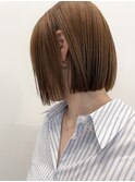 切りっぱなしボブ