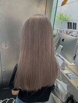 シェリ ヘアデザイン(CHERIE hair design)&nbsp;福岡 ブリーチ ベージュ グレージュ ダブルカラー ハイライト
