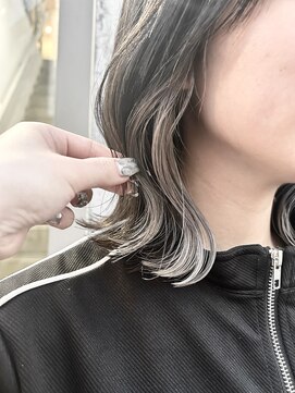 クロト(Clotho) イヤリングカラー/インナーカラーダブルカラーブリーチ白髪染め