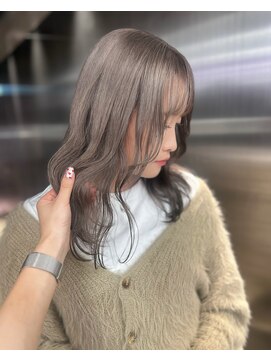 ペレ 栄店(PELE) 黒髪/ボブルフ/ネビージュ/小顔/ワンレン/栄/髪質改善/前髪